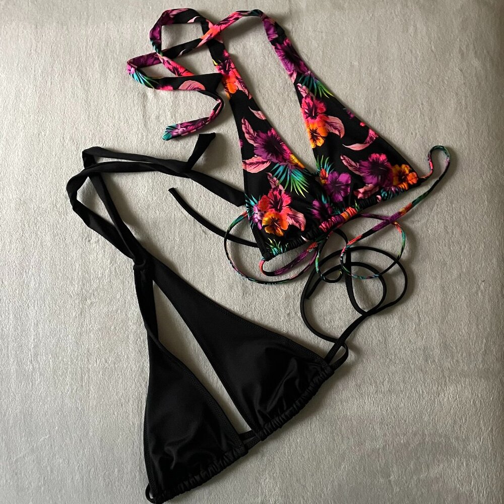 Victoria's Secret, PINK, Set Of 2, XS, Halter Swim Tops
